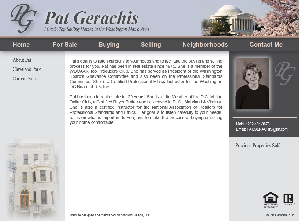 Pat G home page1